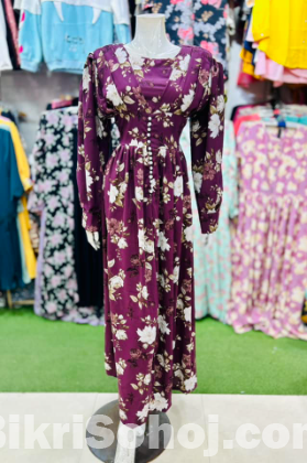 Shahzadi Floral Gown